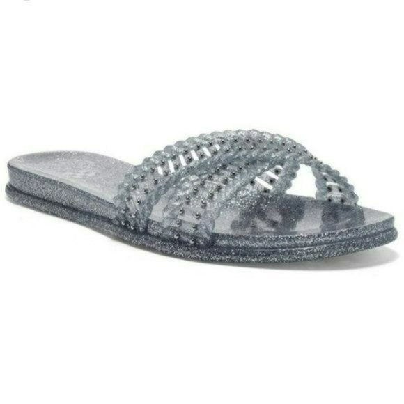 Vince Camuto Shoes - Vince Camuto Erindra Embellished Jelly Slide Sandals -8